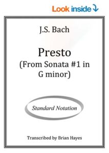 "Presto" from Sonata #1 in G minor (J.S. Bach)