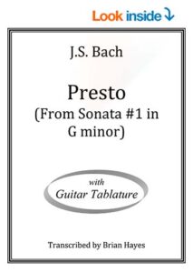 "Presto" from Sonata #1 in G minor (J.S. Bach)