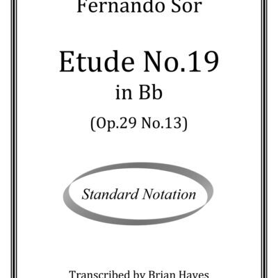 Etude No.19 in B flat (Op. 29. No. 13) (Fernando Sor)