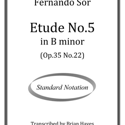 Etude No.5 in B minor (Op.35 No.22) (Fernando Sor)