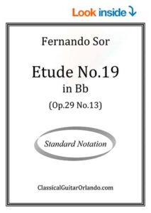 Etude No.19 in B flat (Op. 29. No. 13) (Fernando Sor)