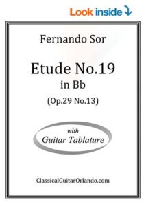 Etude No.19 in B flat (Op. 29. No. 13) (Fernando Sor)