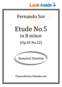 Etude No.5 in B minor (Op.35 No.22) (Fernando Sor)