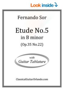 Etude No.5 in B minor (Op.35 No.22) (Fernando Sor)