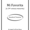 Mi Favorita (a 19th century mazurka)